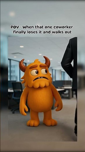My Frustrated Coworker Quits The Job #officememes #jokes #shorts #animation