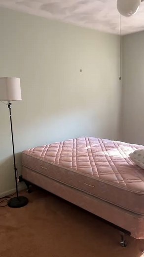 10K views · 162 reactions | Taking a short break from unpacking to freshen up this guest room for company that’s coming over this weekend! The plan is to install hardwood floors throughout the house, but we still want to make each room as comfortable a~.mp4 | Onemoreproject | Facebook