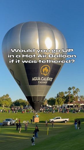 🎈Would you go UP in Tethered Hot Air Balloon Ride? | City of Cathedral City, CA - City Government