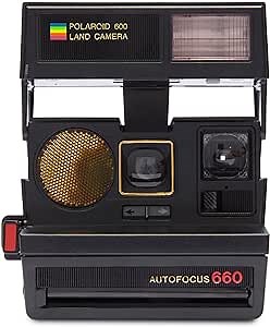 Polaroid Originals 4711 Sun 660 Autofocus Camera, Black
