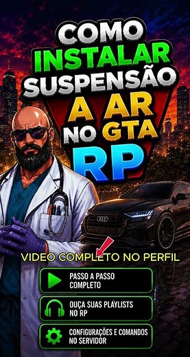 O jeito MAIS FÁCIL de instalar Suspensão a Ar no GTA RP (ninguém fala disso)
