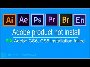 FIX Adobe Creative Cloud 2018 installation failed.