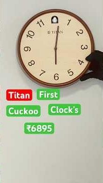 First Titan Wooden Cuckoo Clock - Premium Decor Wooden Wall Clock with a Contemporary look #clock