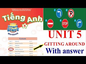 Tiếng Anh 4 moi, i learn smart start, Unit 5, Getting Around, Workbook | Luyện nghe tiếng Anh