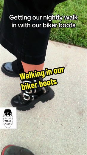 Getting our walk in in our biker boots in Sylvania, Ohio.. you gotta get it in no matter where you’re at, don’t wait till everything’s perfect. Keep moving work it into whatever you’re doing but get that walk-in.. #bikerguru #walking #bikerlife #bikercouple #health@Wendy Nelson