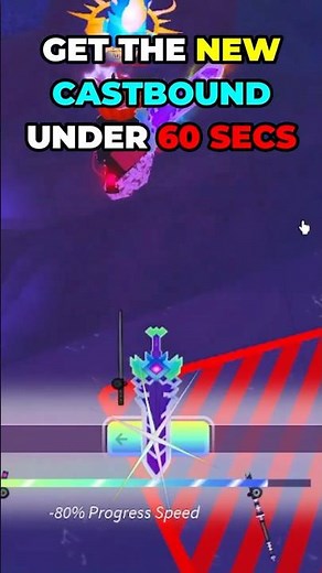 *NEW* CASTBOUND ROD 60-SECOND GUIDE!! #roblox #fisch #robloxshorts #gaming #robloxmemes