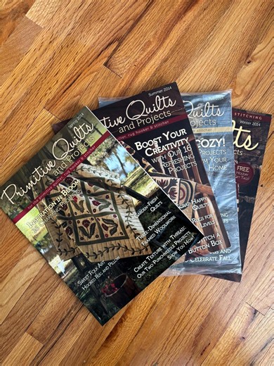 Primitive Quilts and Projects Magazine (2014 - All 4 Issues) - Etsy Australia