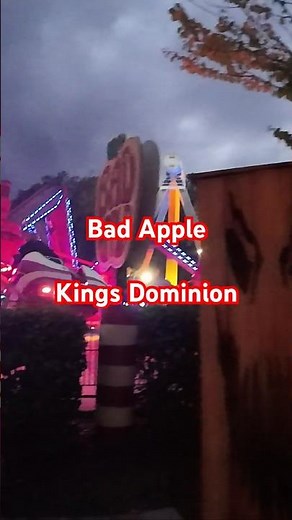Kings Dominion Bad Apple Off Ride 4K