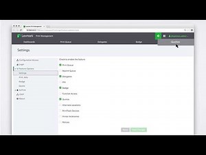Lexmark Print Management—Document Accounting using the server web portal