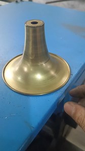 From Thin Brass to Stunning Horns: 0.5mm CNC Metal Spinning #CNCMetalSpinning #BrassHorn #MetalForming #ThinBrassProcessing #IndustrialProduction | Joyce Wu