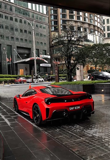 Exciting White Ferrari 488 Pista Cinematic Video