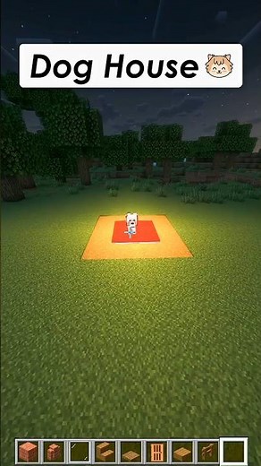 Minecraft Dog House 🐶 Easy Cute Build Tutorial #minecraft