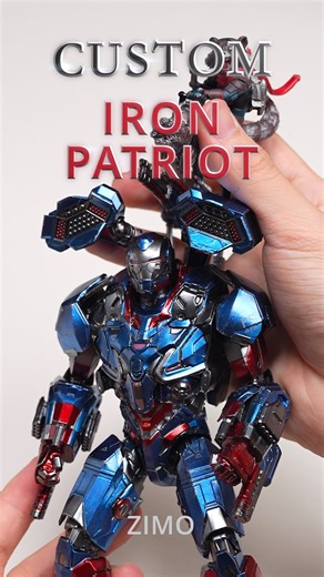 Zimo Zimo on Instagram: "1/12 iron patriot war machine custom. #ultron #ultronsentry #ironman #marvel #shf#mafex#mafexironman #ironman3#warmachine #ironpatriot #avengers #hasbro #marvellegends"