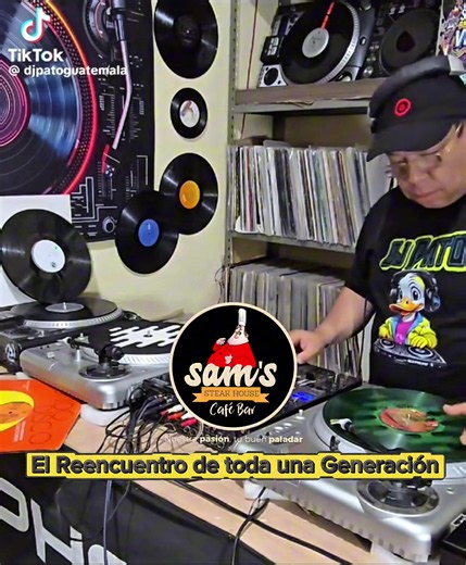 🎧🔥 ¡EL MOMENTO SE ACERCA! 🔥🎧 @DJ PATO GUATEMALA … Este sábado 27 de junio regresa a Sam’s Café Bar para vivir una noche que hará recordar los mejores momentos de una generación. ✨ CHAVORRUCOS LEGENDS El Reencuentro de una Generación Junto a @El piter y @ALVARO CRUZ.... DJ.COM 🎧 , prepárate para cantar, bailar y disfrutar los grandes éxitos de los 80’s, 90’s y 2000’s. 🎶 Porque hay canciones que nunca pasan de moda… y recuerdos que merecen volver a vivirse. ▶️ Dale play al video y escucha la