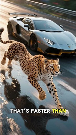 Fastest Animal vs. Fastest Human – Who Wins? 🐆💨 | Cheetah vs Usain Bolt Speed Comparison
