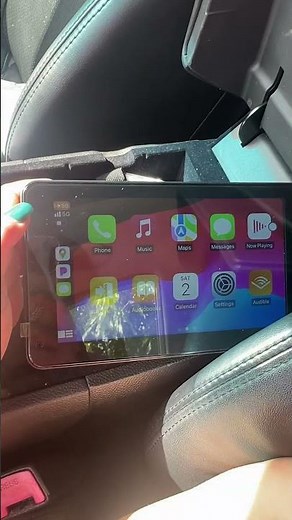 Closer look at the carplayWireless Car Stereo Compatible with Apple CarPlay and Android Auto,7" HD P
