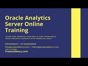 Oracle Analytics Server OAS Training |Oracle Analytics Server Professional Training & Certifications