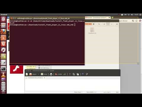 Install Adobe flash player on ubuntu for Firefox