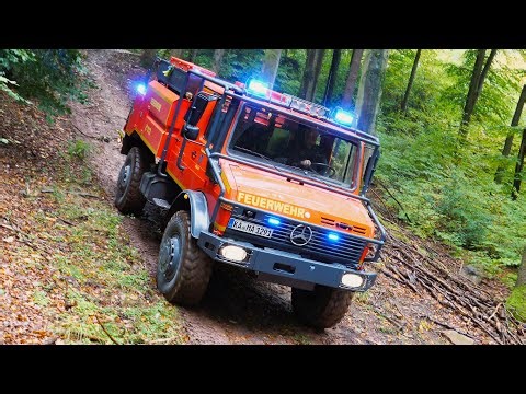 UNIMOG U1700 Waldbrand-TLF4000 Vorstellung + Ausfahrt FFW Malsch