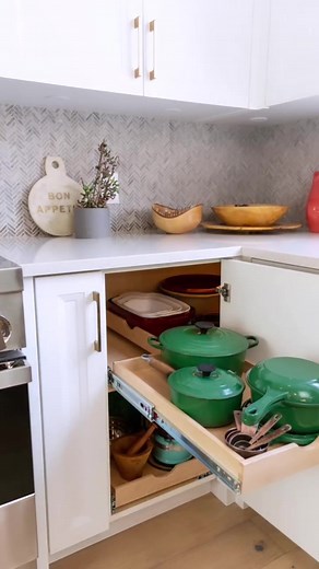 Transform your cluttered corner into a storage dream! 🌟 Check out this custom corner upgrade that maximizes every inch of space. How would you organize this space? Let us know in the comments! 👇 #CustomStorage #HomeOrganization”