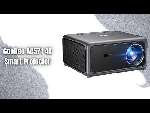 GooDee AC571 4K Smart Projector Review | 3000 ANSI UHD Home Theater Beast!