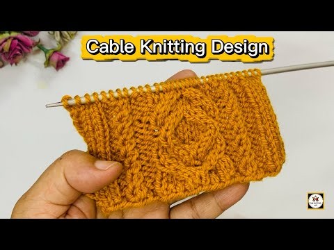 Easy Cable Knit Sweater Design Step-by-Step for Beginners #knittingpattern