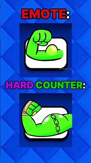 CLASH ROYALE EMOTE HARD COUNTERS 🥵 #clashroyale