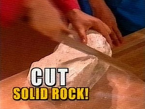 "Katsu Contour Pro" mid 2000's knife infomercial - cut through solid rock, a metal pipe