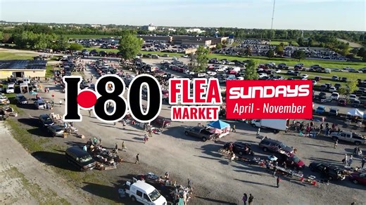 Will You FLEA MARKET With Us This Sunday?? ONLY $2 For Shoppers -- Opens at 7am-noon!! What are You Doing This Sunday Morning??? It's looking Good so Far, Now is the Perfect time to Check out the I-80 Flea Market!! Vendors: Spaces are Just $28 - Sell Your unwanted Treasures and Make some Extra $$ - sellers can enter at 6am for set Up (market Runs 7am-12pm(noon) Shoppers: Early Birds can Get Here at 7am, Market is Open till 12 Noon (vendors must Stay till at least 11am) - This is an Early Market,