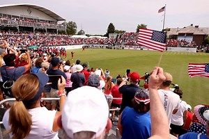 The first tee at the Solheim Cup is one of the best scenes in sports