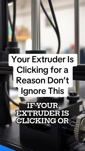 Your Extruder Is Clicking for a Reason — Don’t Ignore This 3D printing, extruder skipping, extruder clicking, fix my print, under extrusion, filament grinding, nozzle clog, heat creep, print speed issues, 3D printer problems, PLA printing, print fails, beginner 3D printing, printer troubleshooting, extrusion issues #FixMyPrint #3DPrinting #3DPrintFails #MakerTok #3DPrinterTips