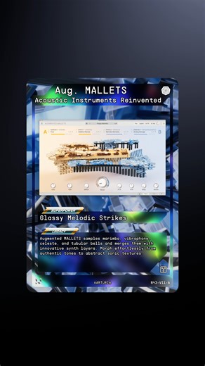 Introducing Augmented MALLETS - a fusion of the percussive and harmonic charm of the marimba, vibraphone, celeste and tubular bells with cutting-edge synthesis - giving composers, producers and keyboardists immediate access to a diverse range of authentic, hybrid, and contemporary mallet sounds. 💥 Exclusive VC11 intro price until May 20th. Learn More → https://bit.ly/3Go6HtA | Arturia