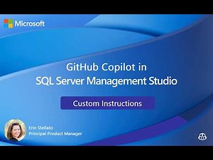 GitHub Copilot in SSMS: Custom Instructions