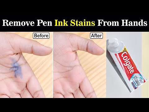Simplest Way to Remove Dried Fountain Pen Ink Stains From Hands and Skin Quickly - Mr Oden