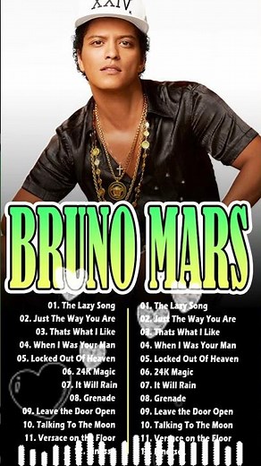 Bruno Mars Greatest Hits 2026 ❤️ Best Songs Full Album | Bruno Mars Playlist 2026