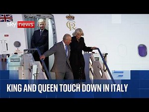 King Charles and Queen Camilla land in Rome ahead of Pope Leo meeting