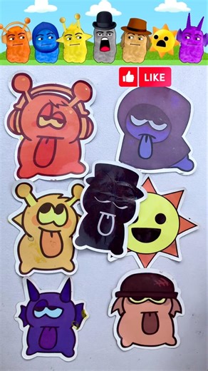 Incredibox Sprunki - Nuggets Edition (Mod) color mixing #incredibox #sprunki #satisfying #nuggets