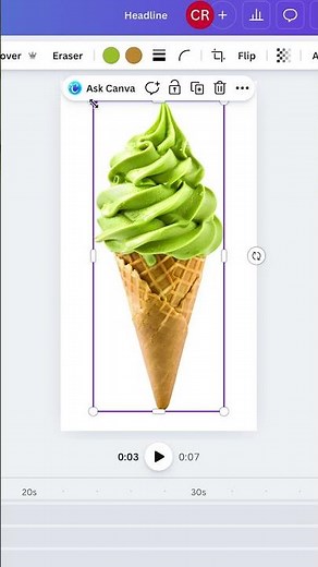 Yes, this was made in Canva!!! (Using one simple transition)