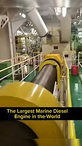 2.3M views · 10K reactions | The Largest Marine Diesel Engine in the World  #highlights #highlightseveryone #trivia #virals #everyone #satisfying #viralpost #fypシ #facts #fypシ゚viral #craft #foryoupageシ #art #megetvfacts #studentlife #student #marindieselengine #engine #dieselengine #engineering #seafarers #mechanicalengineer #crudeoil #DieselEngineMaintenance | Movie For You | Facebook
