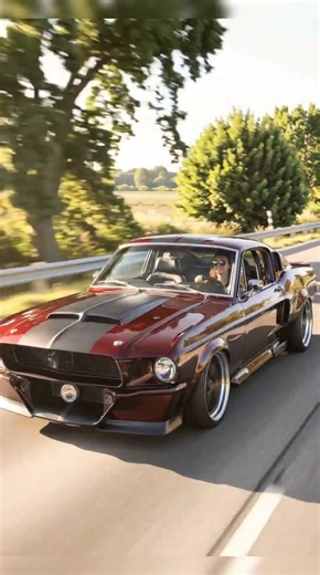 Custom 1967 Mustang Fastback Beauty 🔥 #mustang #musclecar #classiccars