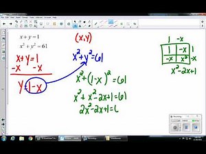 Conic Linear Systems of Equations Introduction