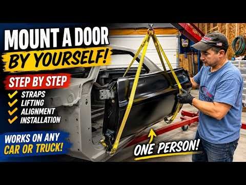 How to Install and Align a Car Door by Yourself (One-Person Method)