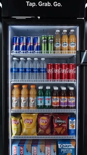 Vendera AI Smart Cooler | Tap. Grab. Go.