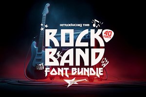 Rock Font Bundle – Punk, Metal & Alternative Band Fonts for Bands, Posters, Branding, Promos and Album Art (instant Download) - Etsy