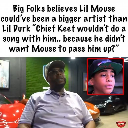 Say Cheese TV 👄🧀 on Instagram: "Lil Mouse could’ve been bigger than Lil Durk?? U agree with @bigfolksceo_??? 🤔"
