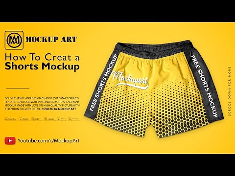How to make a shorts mockup | Photoshop Mockup Tutorial