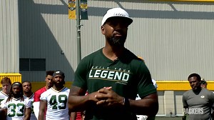 Learning from a legend. Hear Charles Woodson deliver a message to the #Packers following today's practice. #GoPackGo | Green Bay Packers