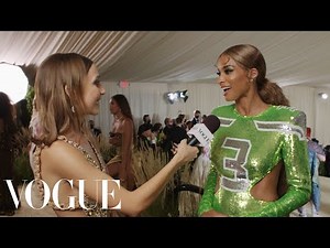 Ciara's Enchanting NFL Met Gala Homage | Met Gala 2021 With Emma Chamberlain | Vogue