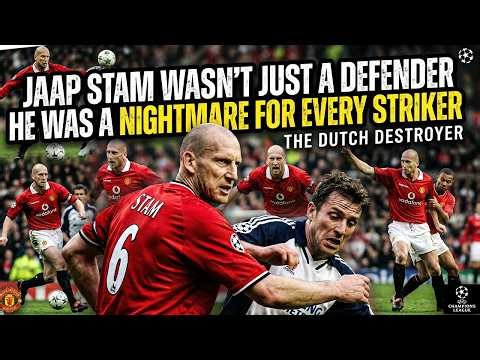 Jaap Stam wasn’t just a defender — he was a nightmare for every striker.