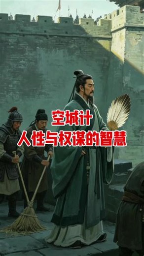 #空城计#诸葛亮#司马懿#三国演义深度解析三国演义之空城计读懂空城计，就读懂了双赢博弈里的生存智慧！！！ #历史人物